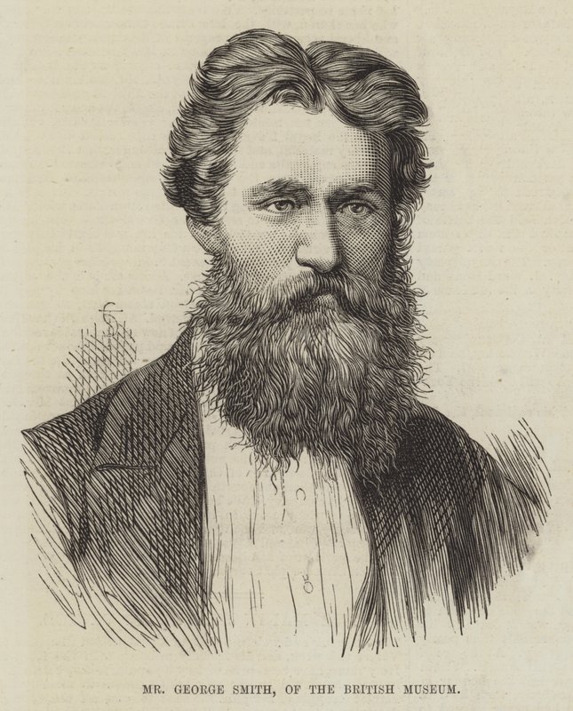 Mr George Smith, van het British Museum (gravure) door English School