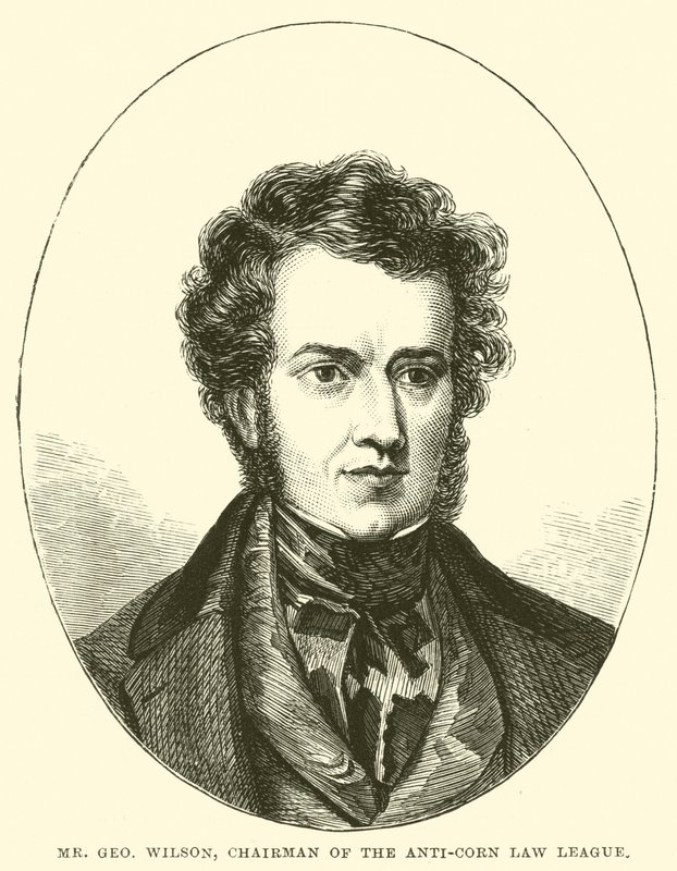 Mr. George Wilson, voorzitter van de Anti-Corn Law League door English School