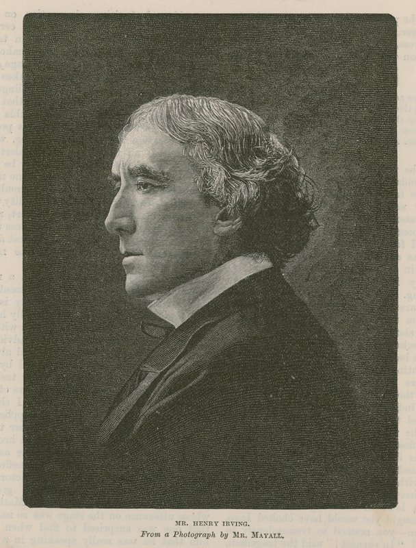 De heer Henry Irving, acteur door English School