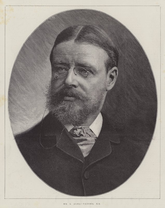 Mr. L Alma-Tadema, RA (gravure) door English School