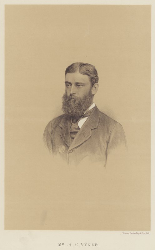 De heer R C Vyner (litho) door English School