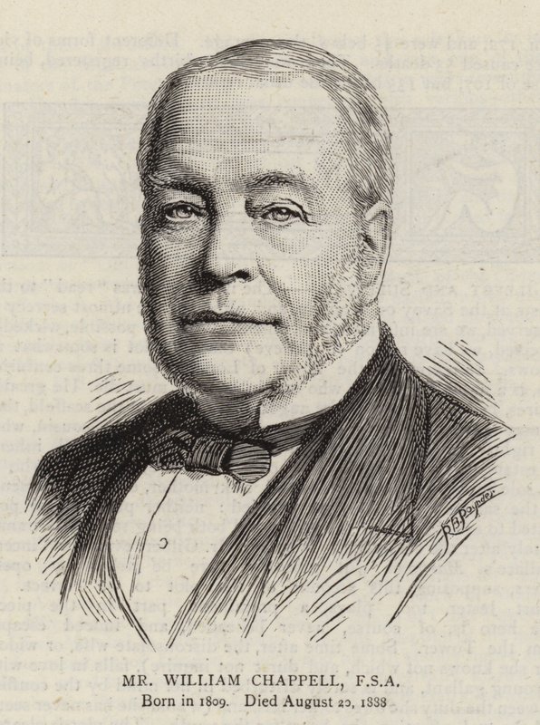 De heer William Chappell, FSA door English School