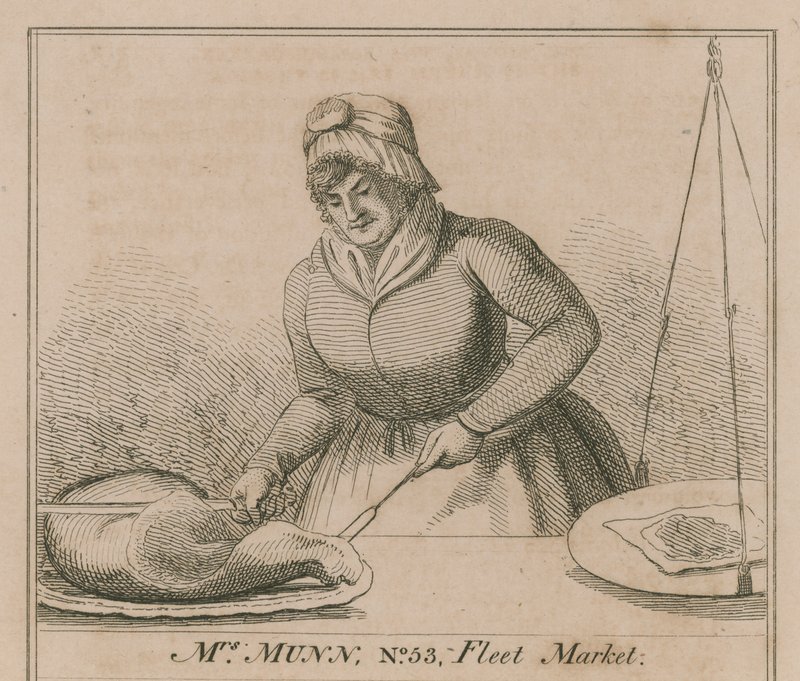 Mevrouw Munn, 53 Fleet Market door English School