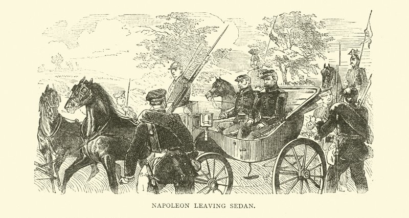 Napoleon verlaat Sedan, september 1870 door English School
