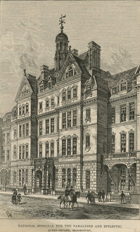 Nationaal Ziekenhuis voor Verlamden en Epileptici, Queen Square, Bloomsbury door English School