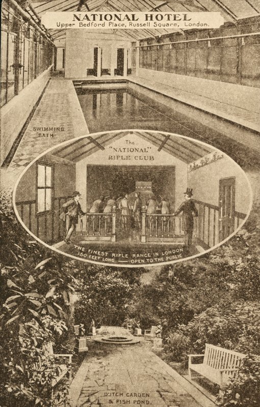 National Hotel, Upper Bedford Place, Russell Square, Londen door English School
