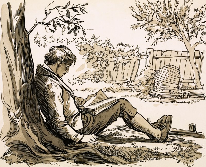 Natuuronderzoeker David Douglas werd geïnspireerd om te verkennen door het lezen van Robinson Crusoe door English School