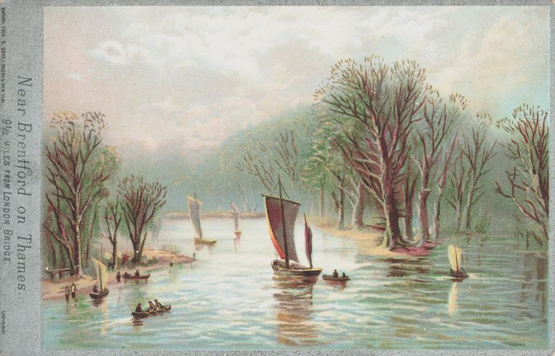 Bij Brentford aan de rivier de Theems door English School
