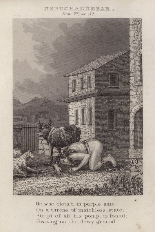 Nebukadnezar, Daniël VI, vers 32 door English School