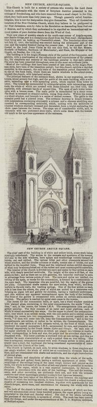 Nieuwe kerk, Argyle-Square door English School