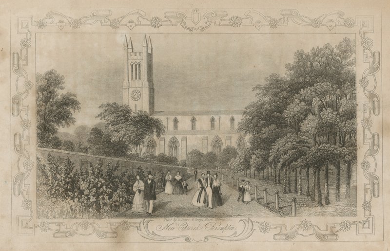 Nieuwe kerk, Brompton, Londen door English School