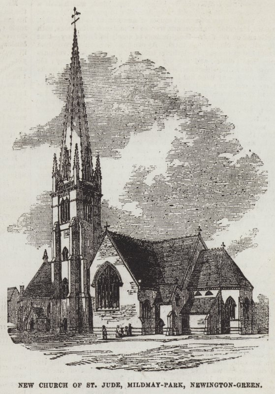 Nieuwe kerk van St Jude, Mildmay-Park, Newington-Green door English School