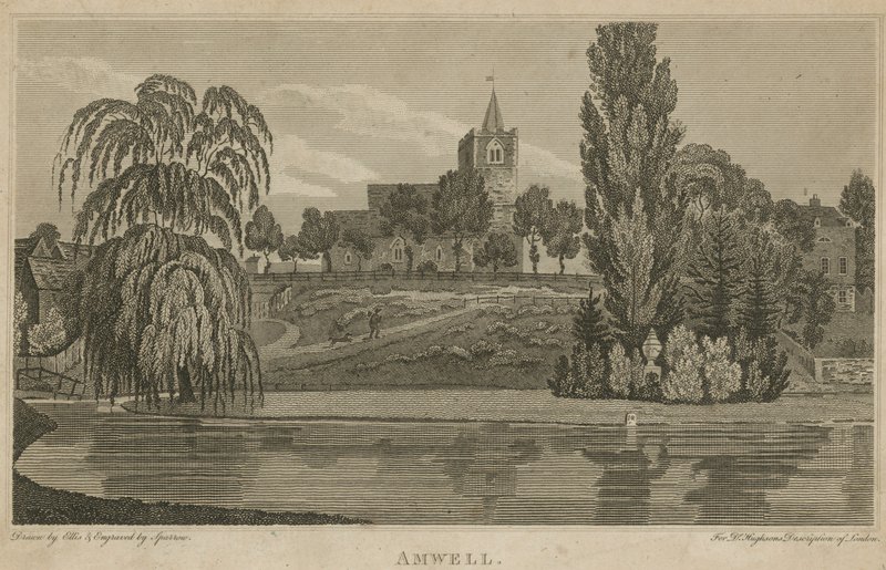 New River Head, Amwell door English School