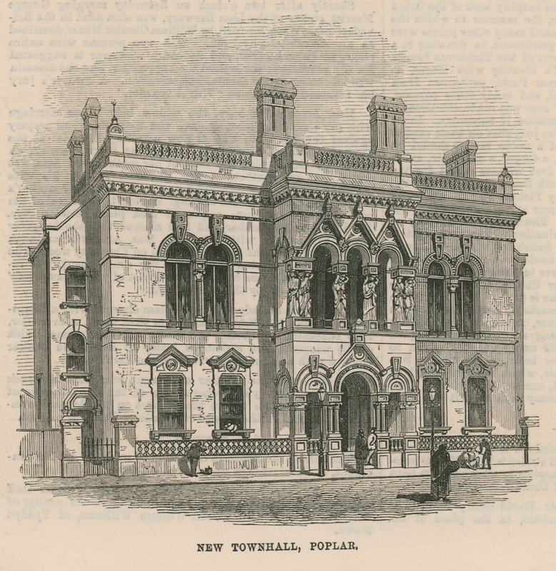 Nieuw Stadhuis in Poplar door English School