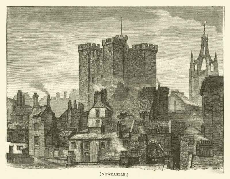 Newcastle (gravure) door English School