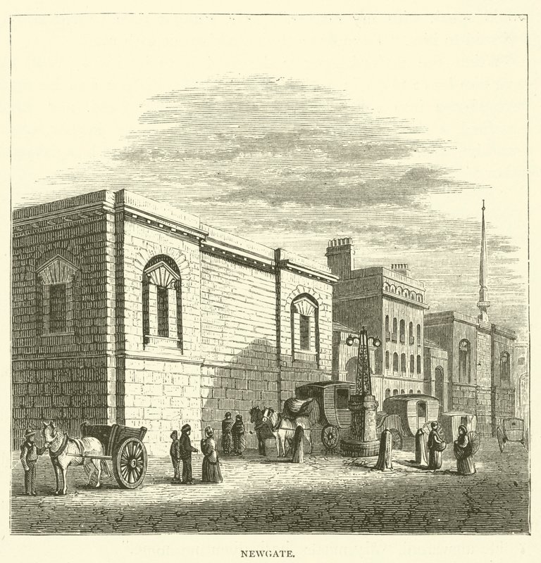 Newgate (gravure) door English School