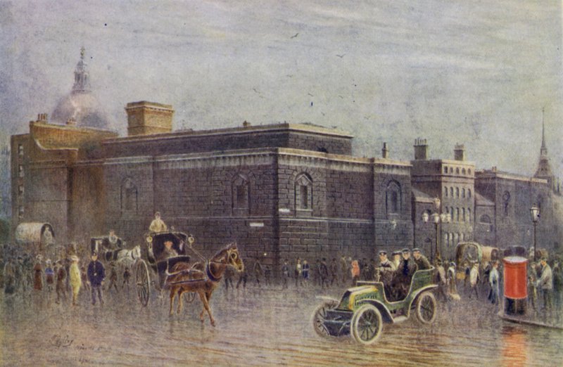 Newgate Gevangenis, voor de sloop door English School
