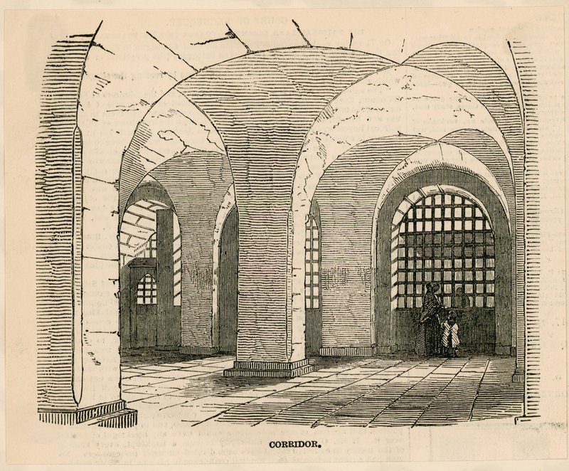 Newgate gevangenis - Gang door English School