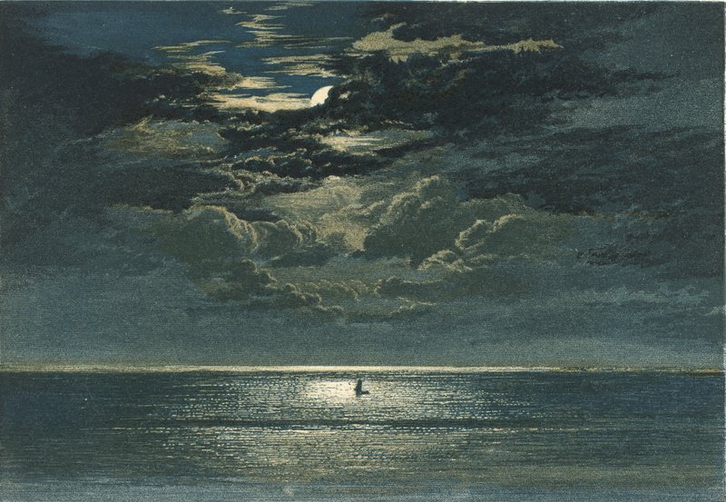 Nacht op zee door English School
