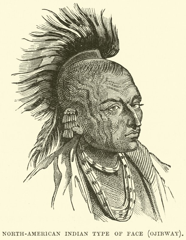 Noord-Amerikaans indiaans gezichtstype, Ojibway door English School