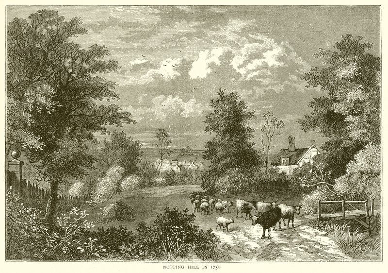 Notting Hill in 1750 door English School
