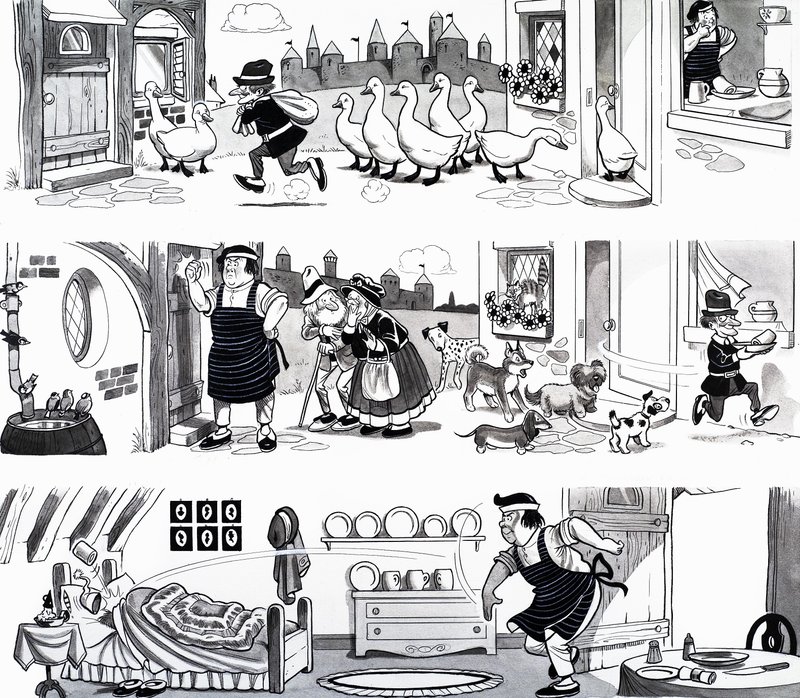 Illustratie van een Kinderliedje door English School