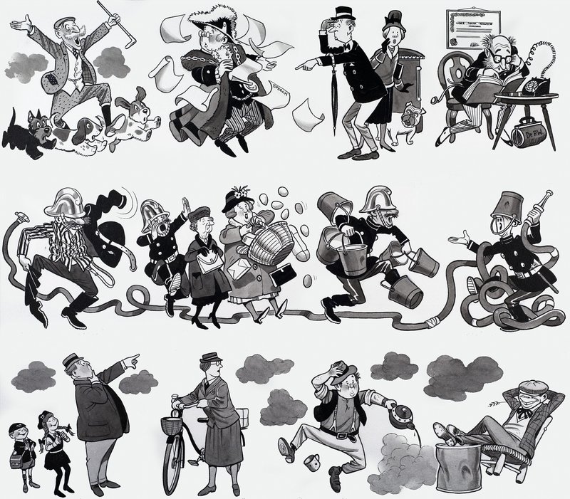 Illustratie van een kinderrijm door English School