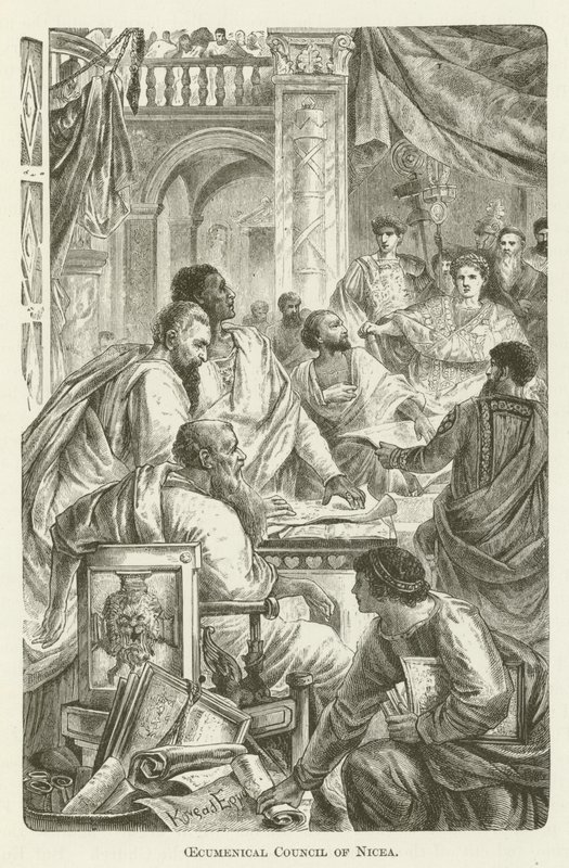 Oecumenisch Concilie van Nicea door English School