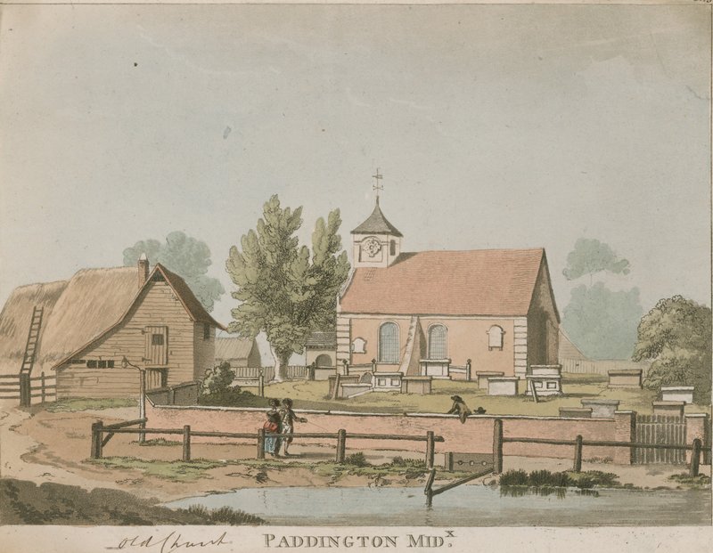 Oude Kerk, Paddington, Middlesex door English School