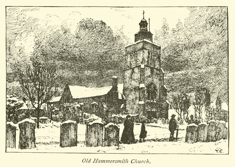 Oude Hammersmith Kerk door English School