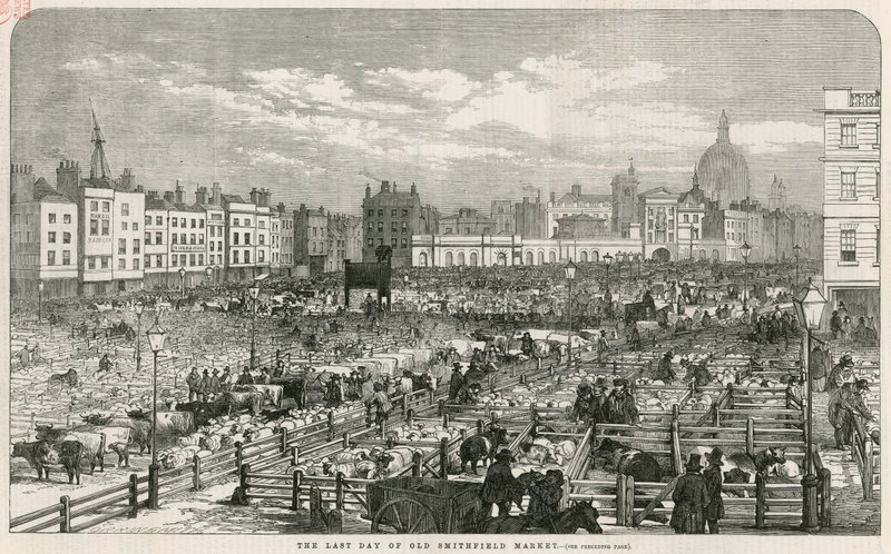Oude Smithfield Markt door English School