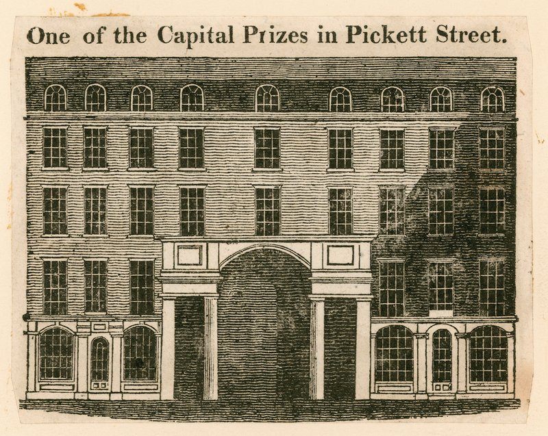 Een van de Hoofdprijzen in Pickett Street, Temple Bar, Londen door English School