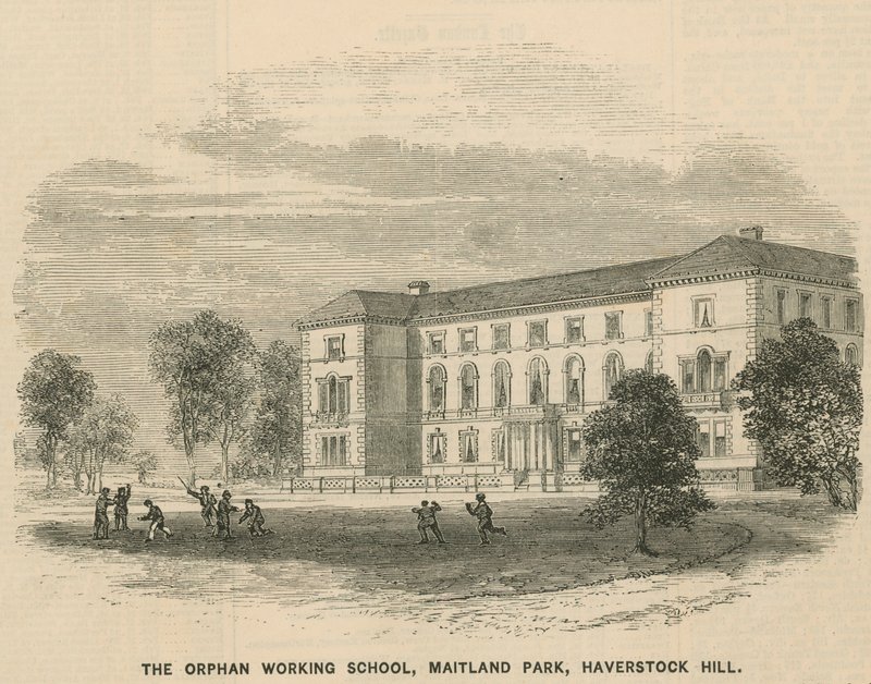 Weeswerkschool, in Maitland Park, Haverstock Hill door English School