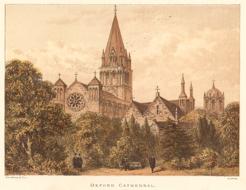 Kathedraal van Oxford door English School
