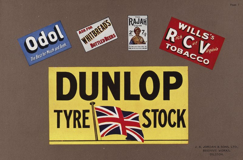 Pagina uit Jordans Enamelled Signs door English School