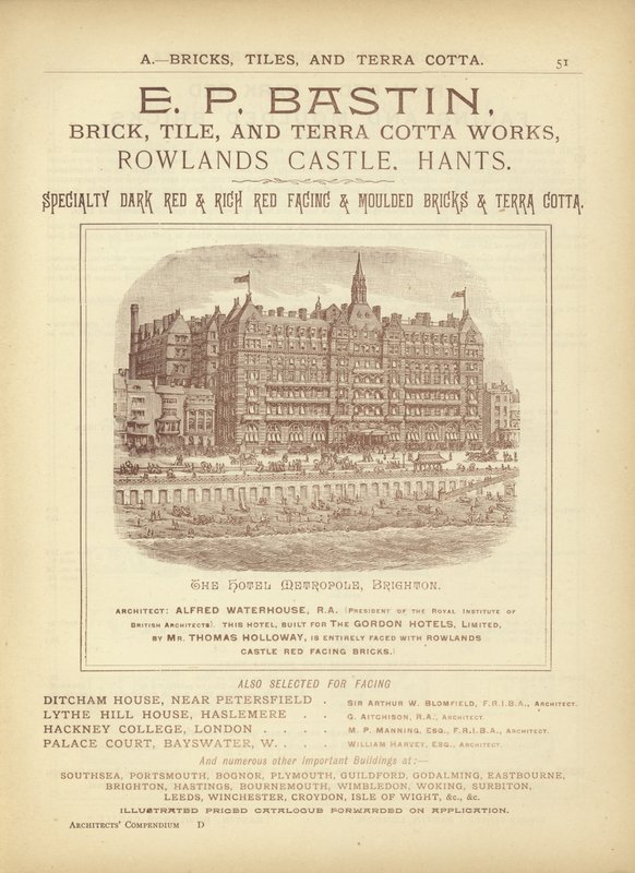 Pagina uit The Architects, Surveyors and Engineers Compendium 1892 door English School
