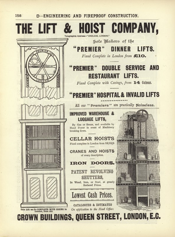 Pagina uit The Architects, Surveyors and Engineers Compendium 1892 door English School