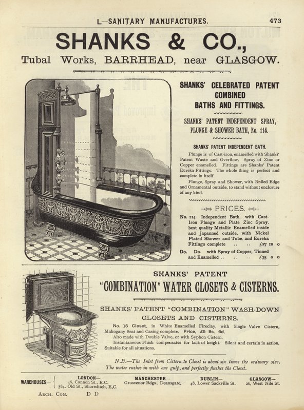 Pagina uit The Architects, Surveyors and Engineers Compendium 1892 door English School