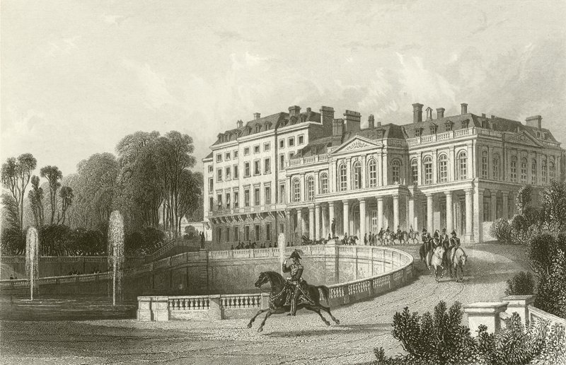 Paleis van Saint-Cloud door English School