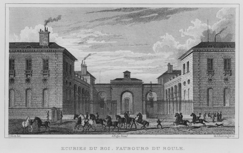 Parijs, Ecuries Du Roi, Faubourg Du Roule door English School