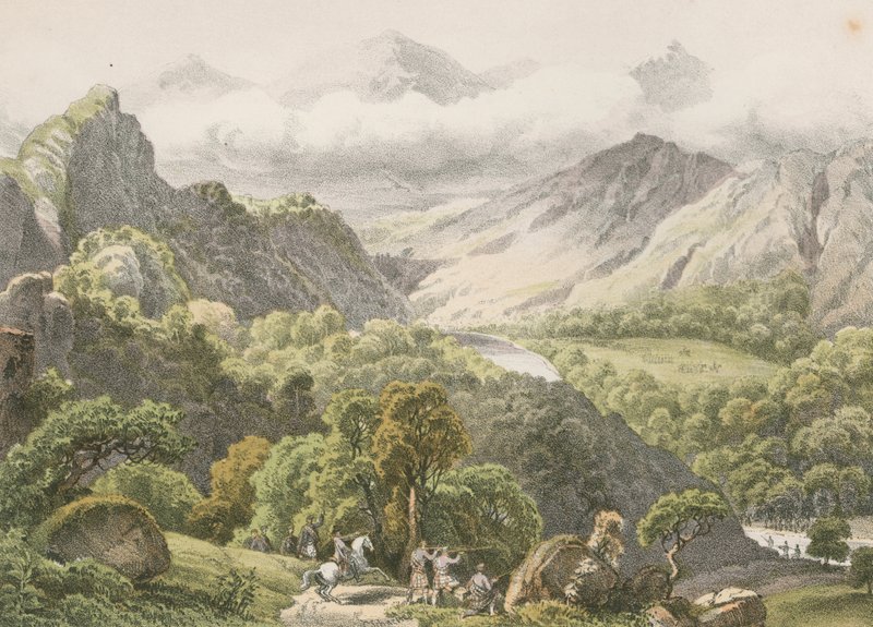 Pas van Killiecrankie door English School