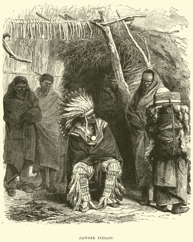 Pawnee-indianen door English School