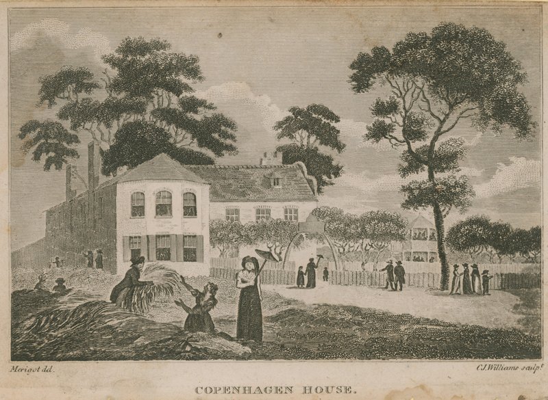 Mensen op het terrein van Copenhagen House door English School