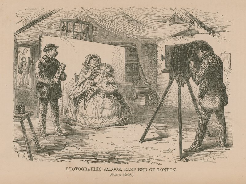 Fotografische salon in het oosten van Londen door English School