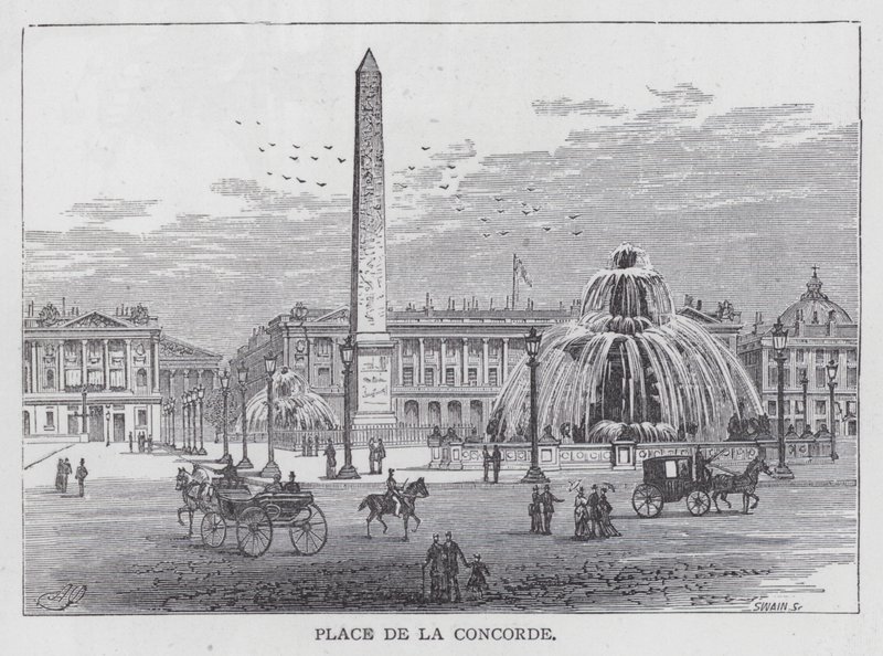 Place De La Concorde (gravure) door English School