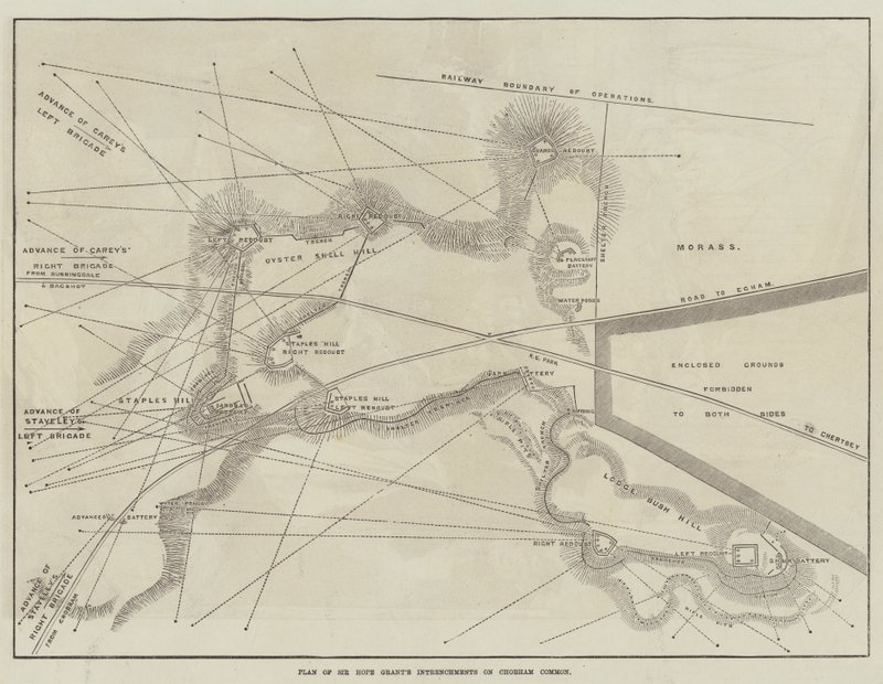 Plan van Sir Hope Grant