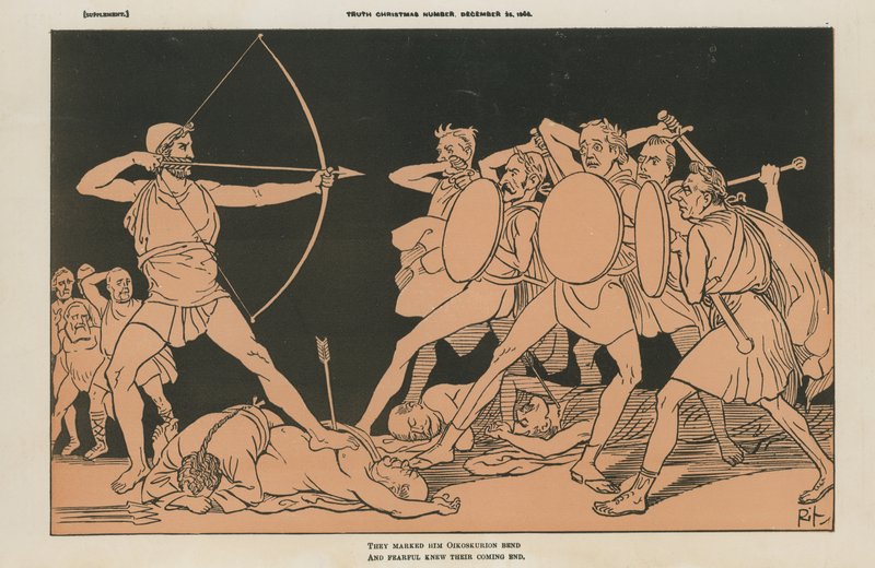 Politieke cartoon door English School