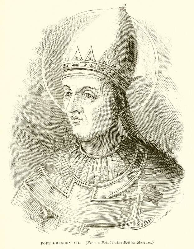 Paus Gregorius VII door English School