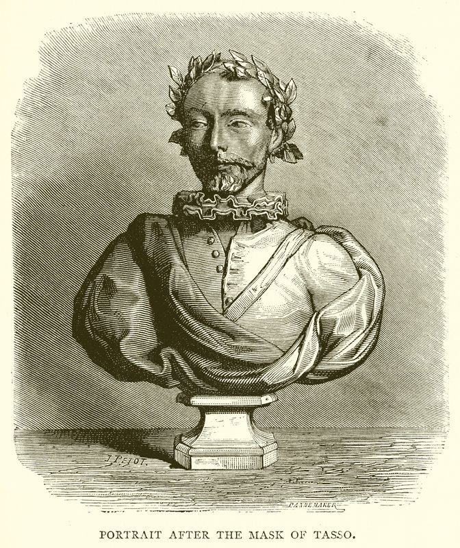 Portret naar het Masker van Tasso door English School