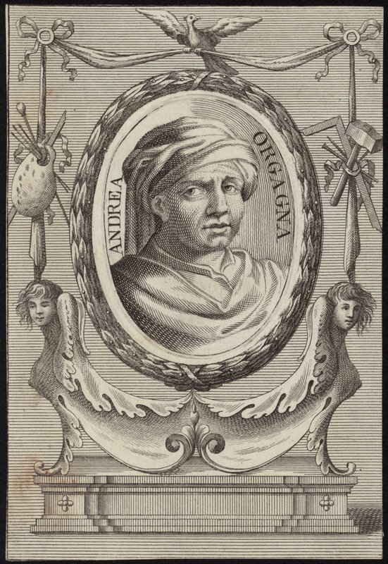 Portret van Andrea Orgagna door English School